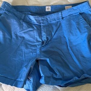 GAP Women's Bright Blue Bermuda Shorts